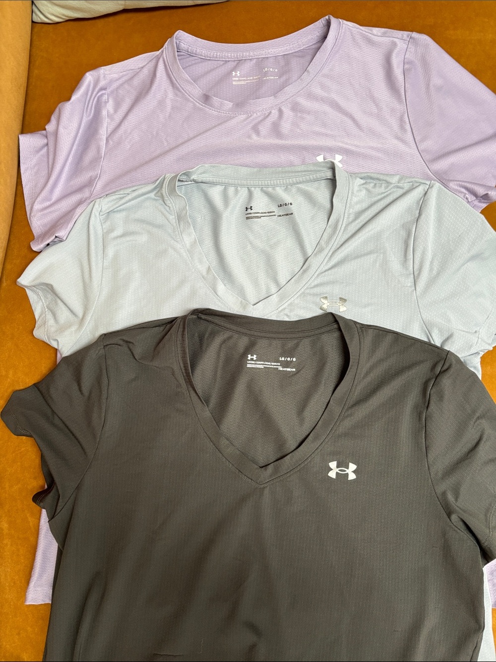 3 Under Armour HeatGear T-Shirts